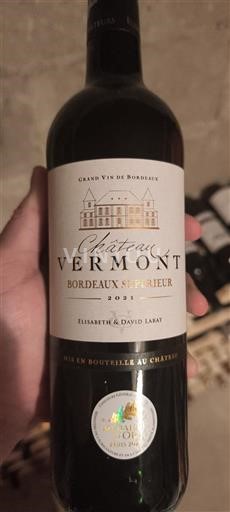 Burdeos Bordeaux superior Château Vermont 2021