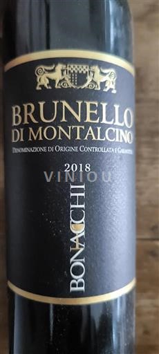 Tuscan Wines Brunello di Montalcino Bonacchi 2018