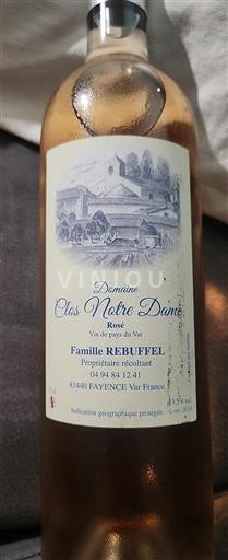 Provence Domaine Clos Notre Dame 2018