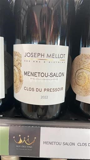 Valle del Loira Menetou-Salon Joseph Mellot Clos du Pressoir 2022