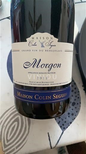Божоље Моргон Maison Colin Seguin 2013