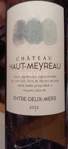 Bordeaux Entre-deux-Mers Château Haut-Meyreau 2022
