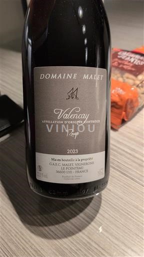 Valle della Loira Valençay Domaine Malet 2023