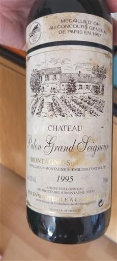 Bordeaux Montagne-Saint-Émilion Château Palon Grand Seigneur 1995