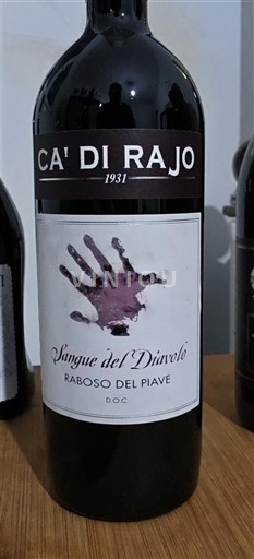 Vénétie Không được chỉ định Ca' di Rajo Sangue del Diavolo 2019