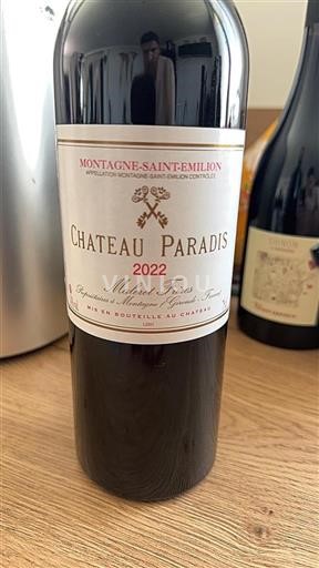 Bordéus Montagne-saint-émilion Château Paradis 2022