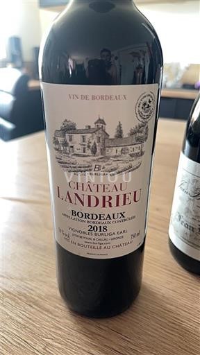 Bordeaux Château Landrieu 2018