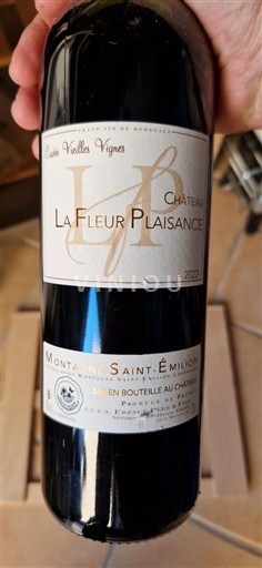Bordoja Montagne-saint-émilion Château La Fleur Plaisance Vieilles Vignes 2022