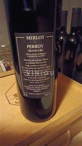 Waadt La Côte AOC Cave du Consul Perroy 2021