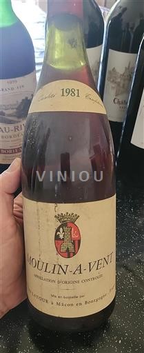 Beaujolais Moulin-à-vent Latour 1981