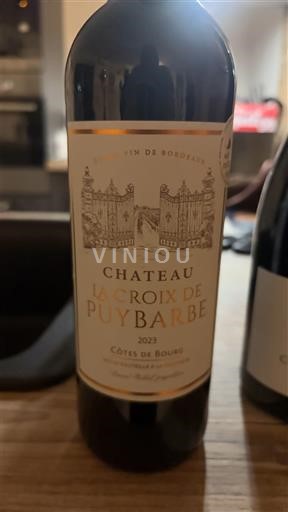 Bordeaux Côtes-de-bourg Château La Croix de Puybarbe 2023