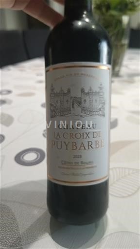Bordeaux Côtes-de-bourg Château La Croix de Puybarbe 2023