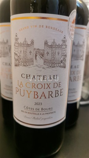 Bordeaux Côtes-de-bourg Château La Croix de Puybarbe 2023