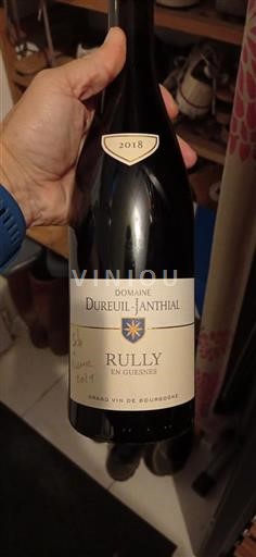 Bourgogne Rully Domaine Dureuil-Janthial En Guesnes 2018