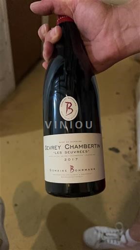 Burgundi Gevrey-Chambertin Domaine Bohrmann Les Seuvrées 2017