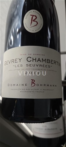 Burgund Gevrey-Chambertin Domaine Bohrmann Les Seuvrées 2017