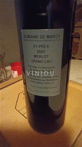 Vaud La Côte AOC Domaine Marcy Merlot 2020