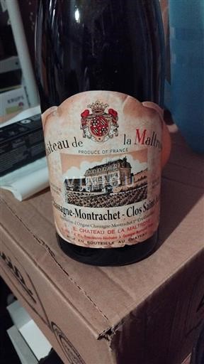 Borgoña Chassagne-Montrachet Premier Cru Château La Maltroye Clos Saint-Jean 2014