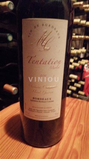 Burdeos Bordeaux Château Emanuel Tentation Merlot 2011