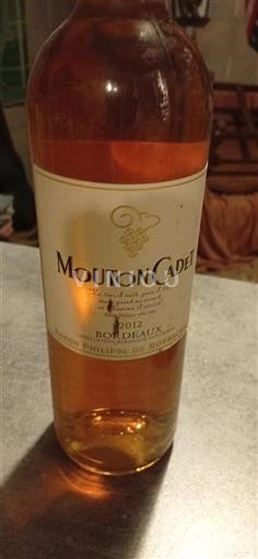 Bordeaux Baron Philippe de Rothschild Mouton Cadet 2012