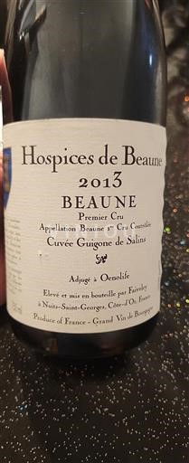 Bourgogne Ikke specificeret Premier Cru Hospices de Beaune Guigone de Salins 2013