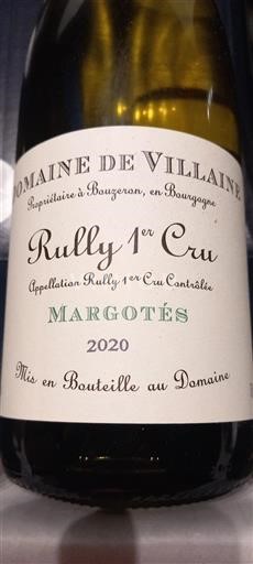 Burgundi Määrittelemätön Premier Cru Domaine Villaine Margotés 2020