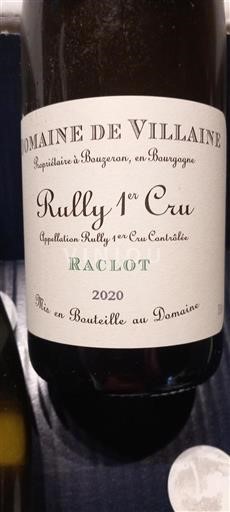 Burgundi Määrittelemätön Premier Cru Domaine Villaine Raclot 2020