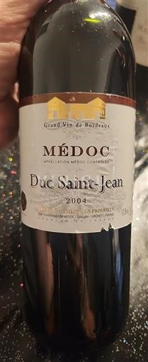 Bordeaux Médoc Duc Saint-Jean 2004