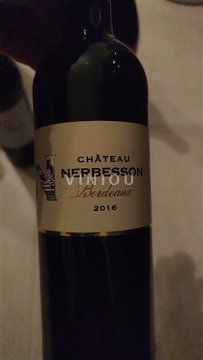 Bordeaux Château Nerbesson 2016