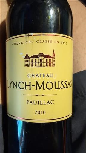 Bordeaux Pauillac Grand Cru Château Lynch-Moussas 2010