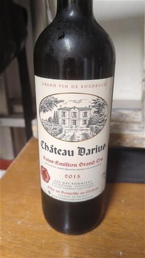 Bordéus Saint-Émilion Grand Cru Grand Cru Château Darius 2015