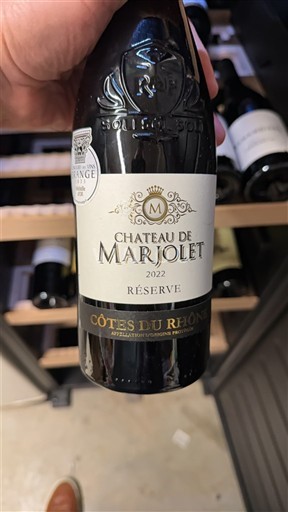 Rhônedalen Côtes du Rhône Château Marjolet Réserve 2022