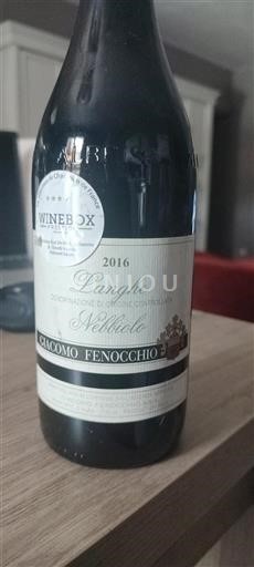 Piamonte Langhe Giacomo Fenocchio Nebbiolo 2016