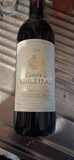 Bordeaux Haut-Médoc Comte de Maleyrac 2006
