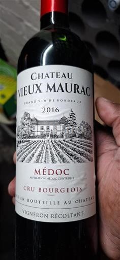 Bordeaux Médoc Cru Bourgeois Château Vieux Maurac 2016