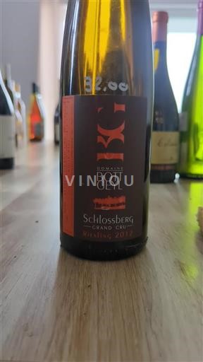 Alsasko Alsasko Grand Cru Grand Cru Domaine Bott Geyl Schlossberg 2012
