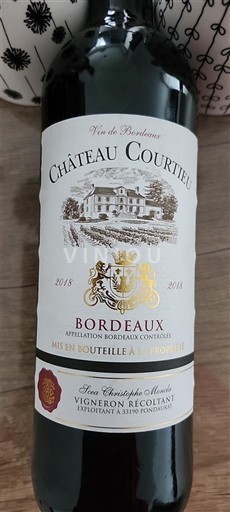 Bordeaux Château Courtieu 2018