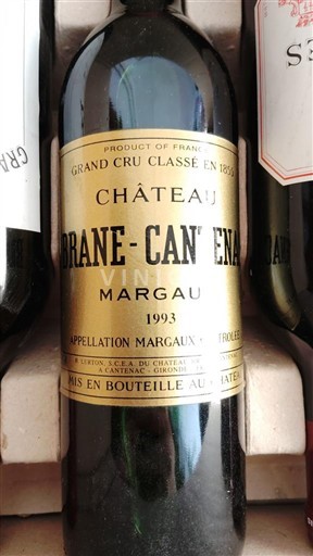 Bordeaux Margaux Grand Cru Château Brane-Cantenac 1993