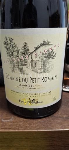 Rhône-dalen Costières-de-nîmes Domaine Petit Romain Vieilles Vignes Ikke årgangsbestemt
