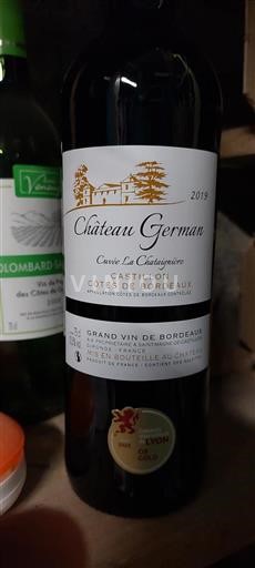 Bordeaux Castillon-côtes-de-bordeaux Chateau German La Chataignière 2019