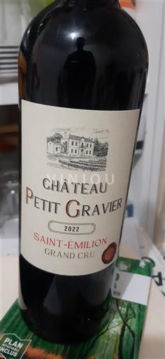 Burdeos Saint-Émilion Grand Cru Château Petit Gravier 2022