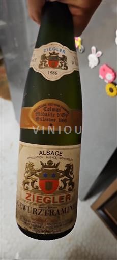 Alsace Grand Cru Ziegler 1986