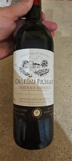 Bordeaux Bordeaux Supérieur Château Pichaud 2000