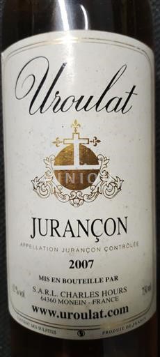 Sudoeste Jurançon Uroulat 2007
