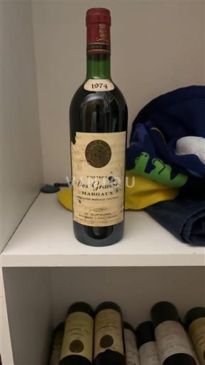 Bordeaux Margaux Grand Cru Des Graviers 1974