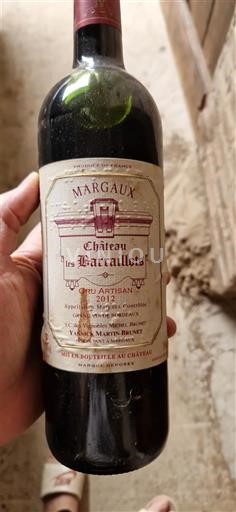 Bordeaux Margaux Château Les Barraillots 2012