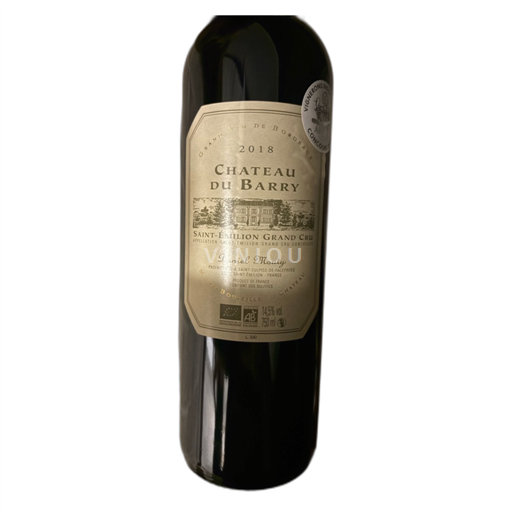 Burdeos Saint-Émilion Gran Cru Grand Cru Barry 2018