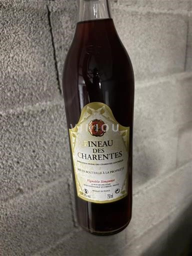 Poitou-Charentes Pineau-des-Charentes Vignoble Simonnot Không niên vụ