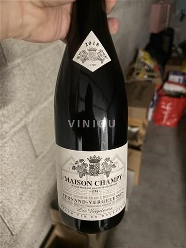 Bourgogne Pernand-vergelesses Premier Cru Maison Champy Les Vergelesses 2018