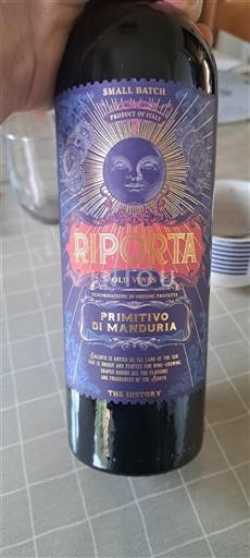 Apulia Primitivo di Manduria Riporta Old Vines Sin añada